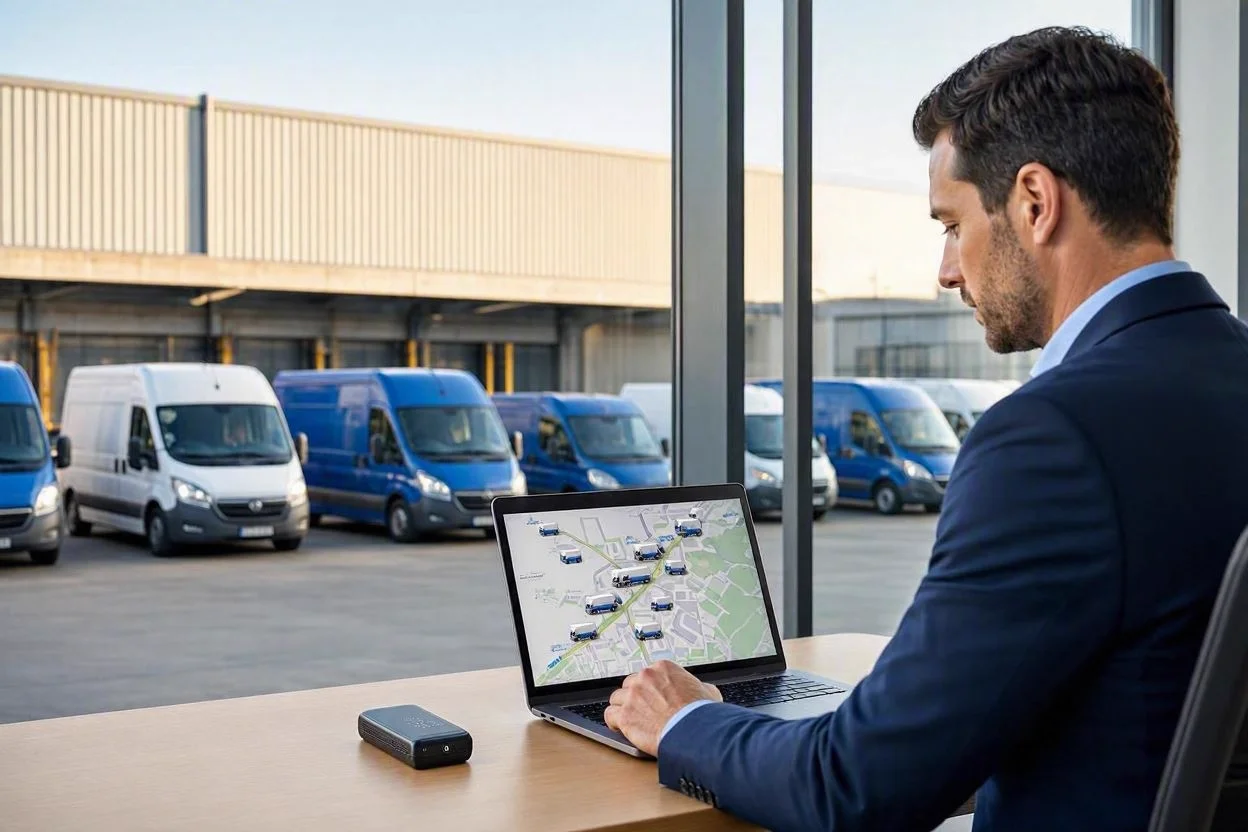 En este momento estás viendo Rastreadores GPS para flotas y empresas (2026): controla coches, furgos y motos de tu negocio
