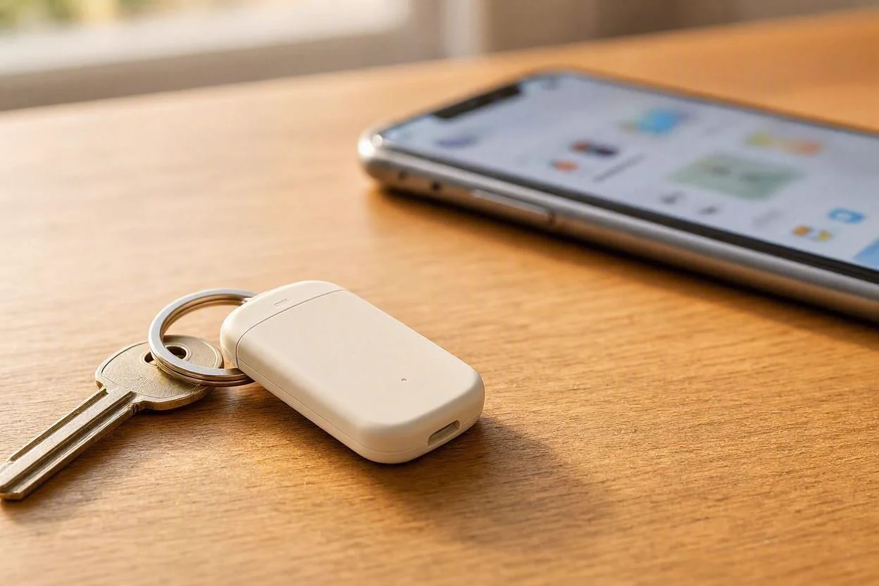 Localizador GPS por Bluetooth sin tarjeta SIM junto al móvil